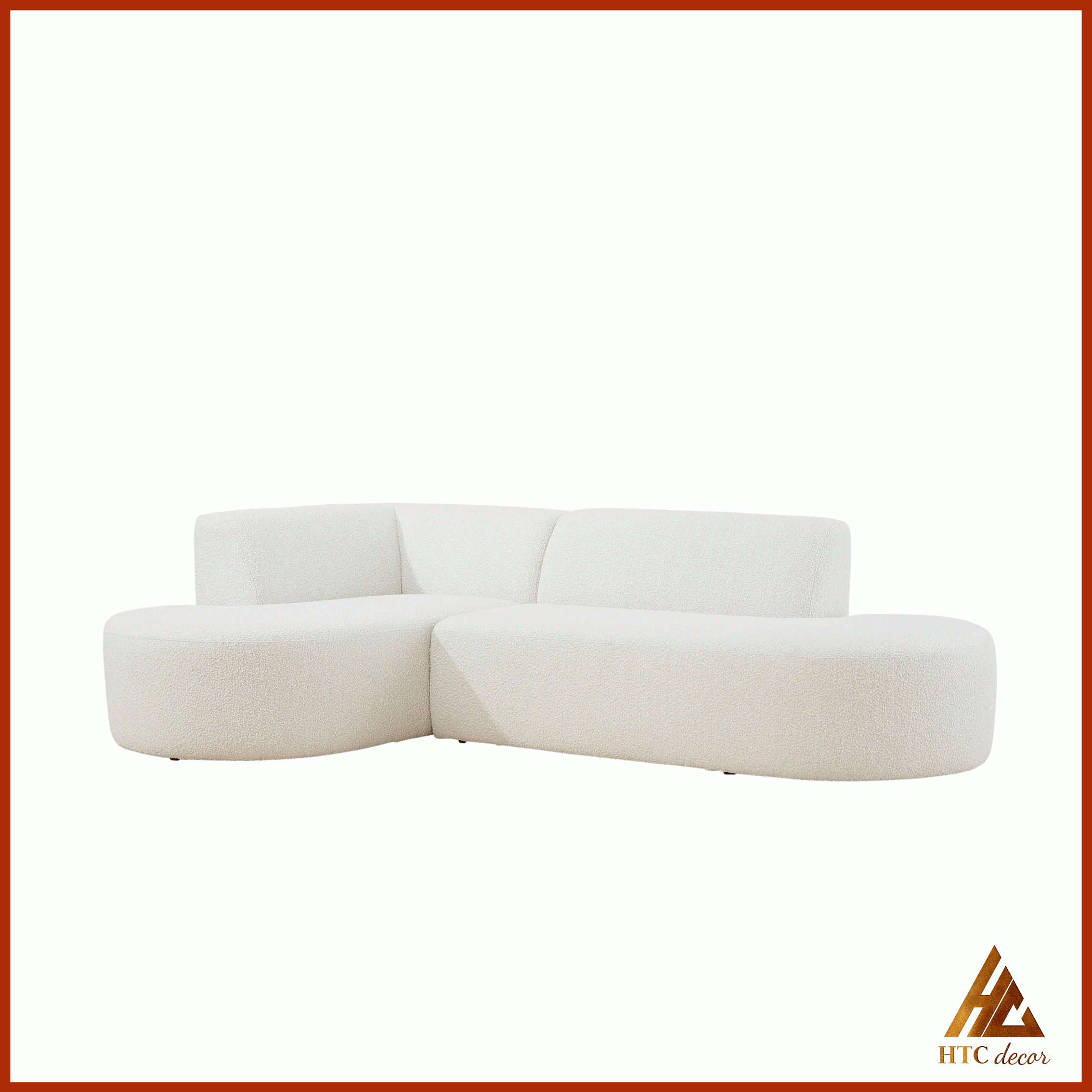 Ghế Sofa Góc L Arles Vải Lông Cừu